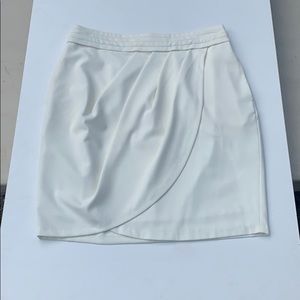 off white mini skirt